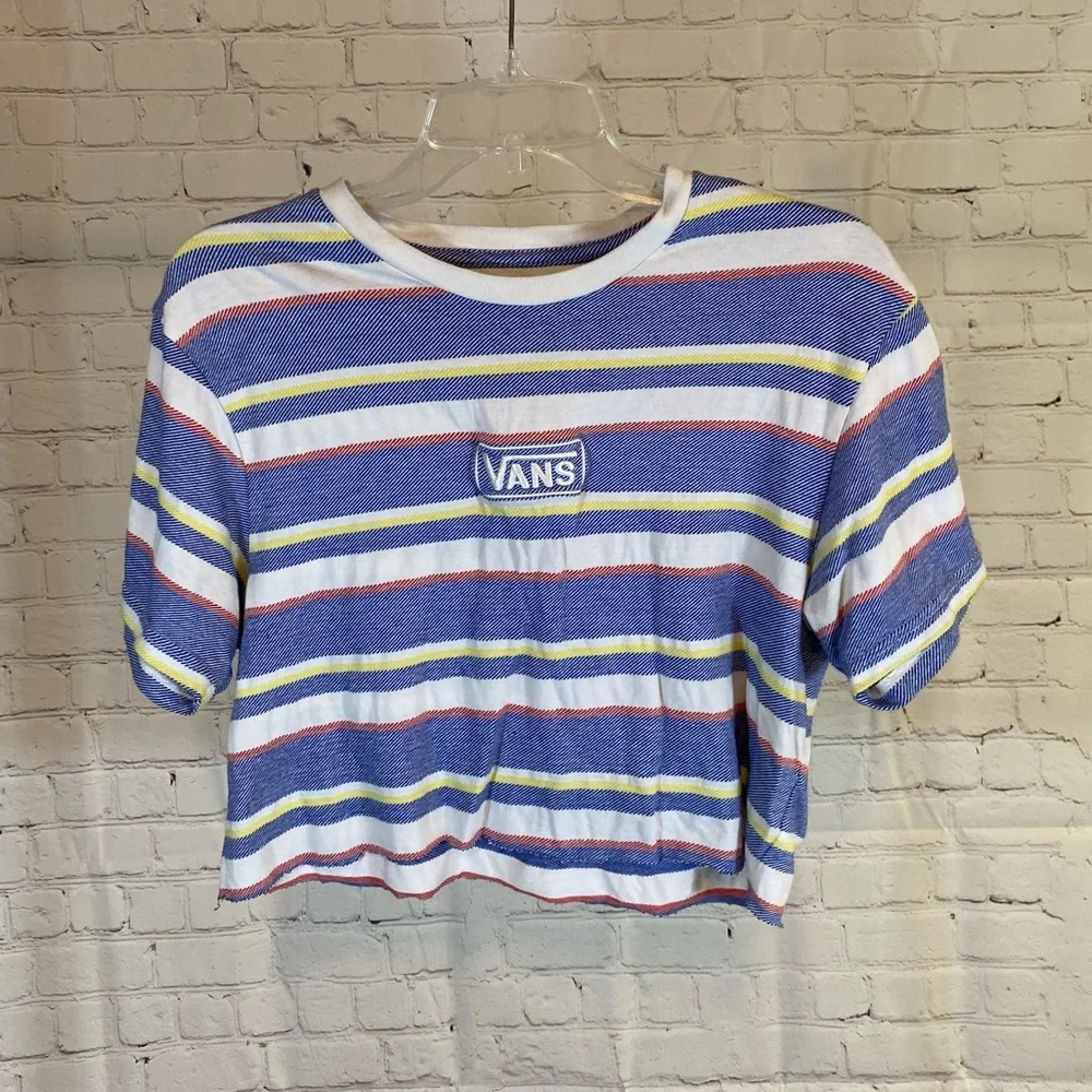Cropped Vans T-Shirt - Picture 1 of 4